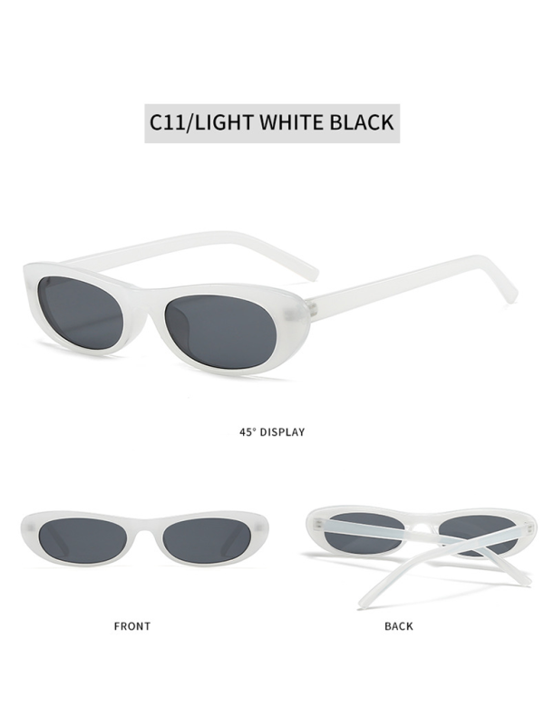 oval sunglasses and versatile macaron color sunglasses-[Adult]-[Female]-Pattern9-FREESIZE-2022 Online Blue Zone Planet