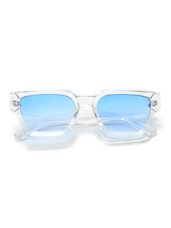 thick frame sunglasses trendy square frame sunglasses-[Adult]-[Female]-2022 Online Blue Zone Planet