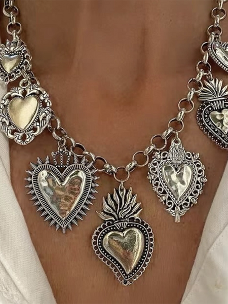 【STONEHENgE】Luv-it〜Silver Heart Planet Necklace F0463 image_2FFPSP01110_2FFPSP01110_