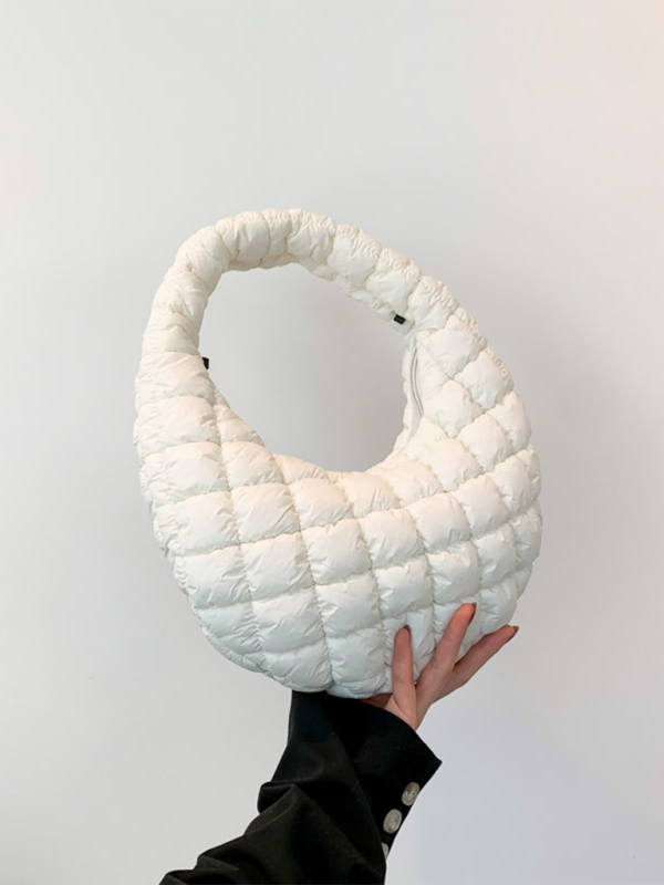 Simple dumpling bag handbag-[Adult]-[Female]-White-FREESIZE-2022 Online Blue Zone Planet