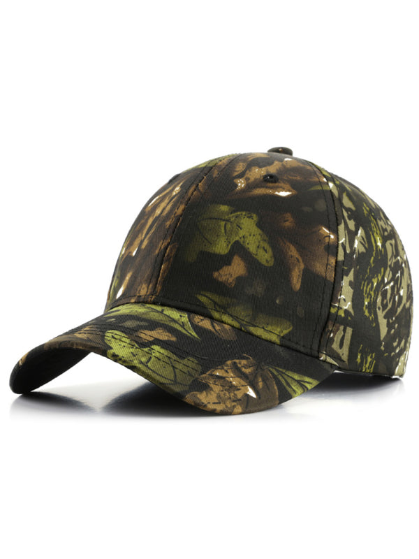 Baseball cap leaf bionic camouflage cap outdoor field training camouflage mountaineering cap fishing sunshade cap-BASEBALL HATS-[Adult]-[Female]-Pattern2-F-2022 Online Blue Zone Planet