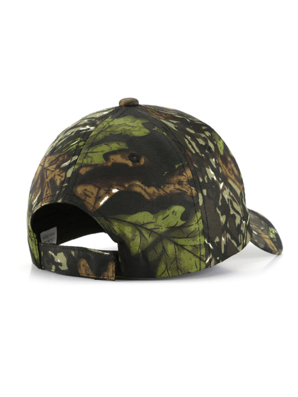 Baseball cap leaf bionic camouflage cap outdoor field training camouflage mountaineering cap fishing sunshade cap-BASEBALL HATS-[Adult]-[Female]-2022 Online Blue Zone Planet