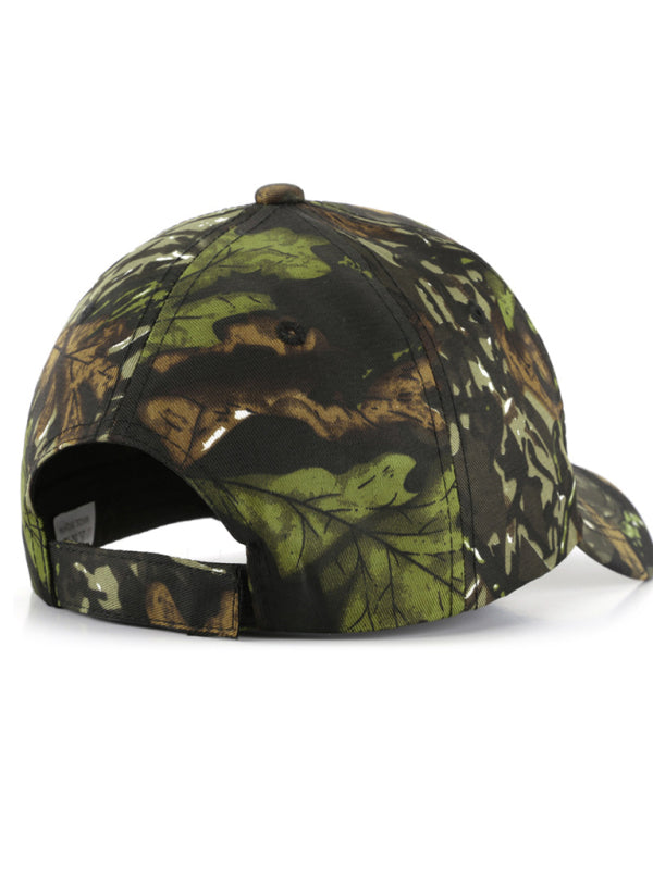 Baseball cap leaf bionic camouflage cap outdoor field training camouflage mountaineering cap fishing sunshade cap-BASEBALL HATS-[Adult]-[Female]-2022 Online Blue Zone Planet