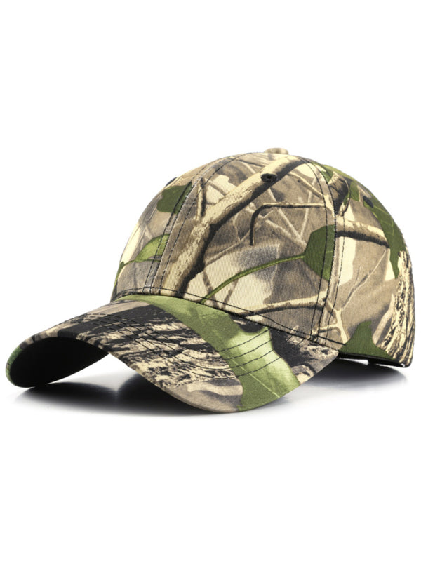 Baseball cap leaf bionic camouflage cap outdoor field training camouflage mountaineering cap fishing sunshade cap-BASEBALL HATS-[Adult]-[Female]-Pattern3-F-2022 Online Blue Zone Planet