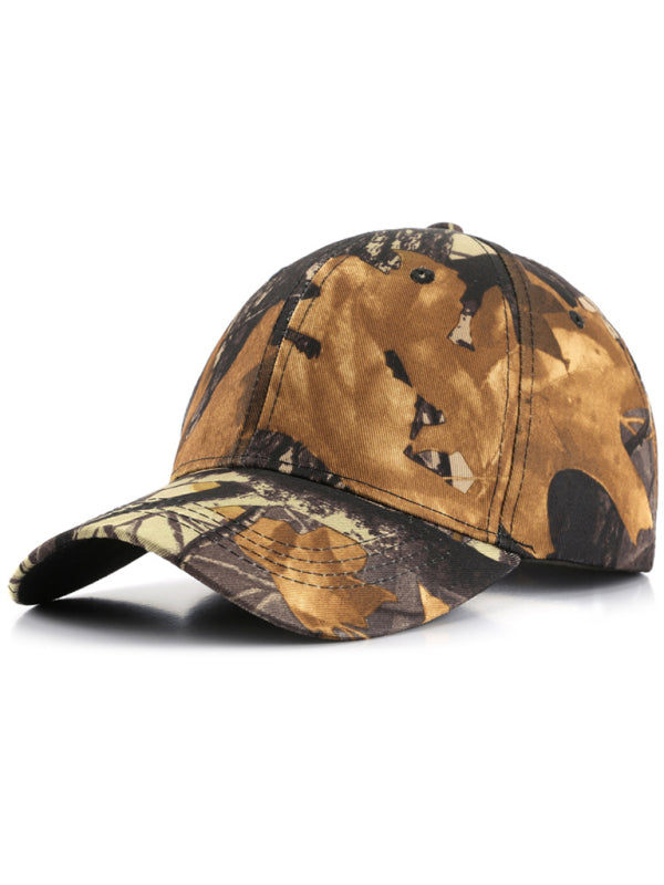 Baseball cap leaf bionic camouflage cap outdoor field training camouflage mountaineering cap fishing sunshade cap-BASEBALL HATS-[Adult]-[Female]-Pattern4-F-2022 Online Blue Zone Planet