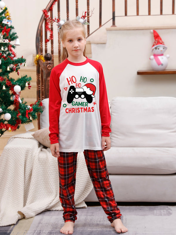 Blue Zone Planet | Family Gamer Christmas Pajama Set-TOPS / DRESSES-[Adult]-[Female]-2022 Online Blue Zone Planet