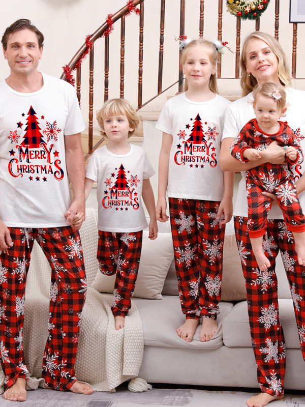 Christmas Family Pajama Set-TOPS / DRESSES-[Adult]-[Female]-Pattern1-S-2022 Online Blue Zone Planet