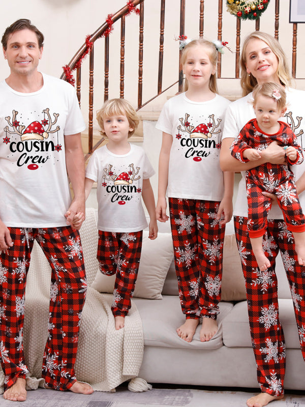 Christmas Family Pajama Set-TOPS / DRESSES-[Adult]-[Female]-Pattern3-S-2022 Online Blue Zone Planet