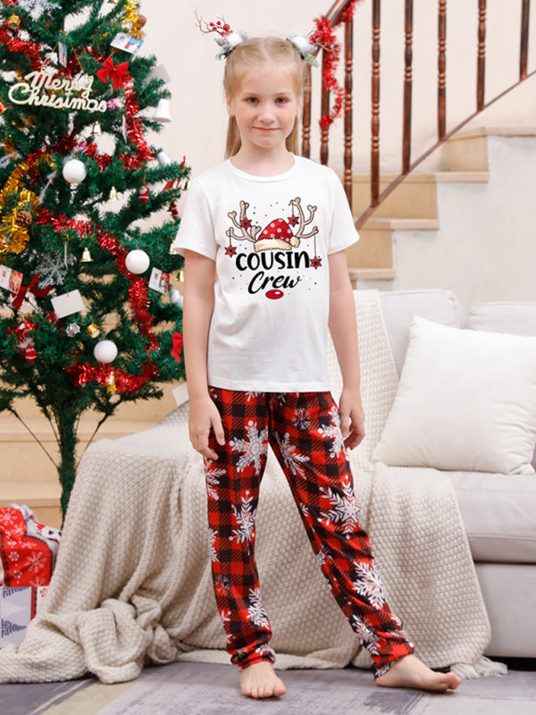Christmas Family Pajama Set Blue Zone Planet - Main Image