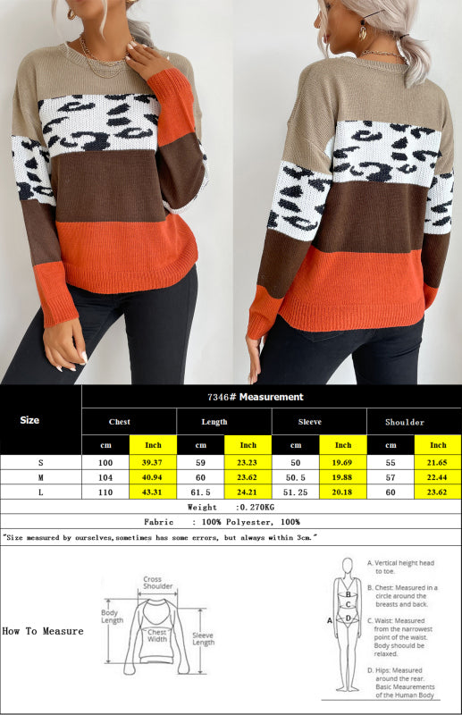 Women's casual fashion trend pullover women's sweater-[Adult]-[Female]-2022 Online Blue Zone Planet