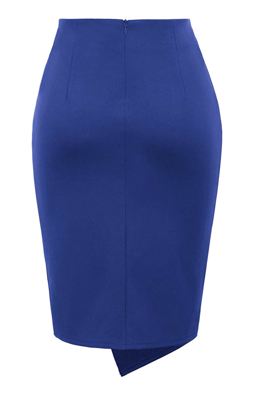 Ladies Casual Fashion Pleated Skirt-[Adult]-[Female]-2022 Online Blue Zone Planet