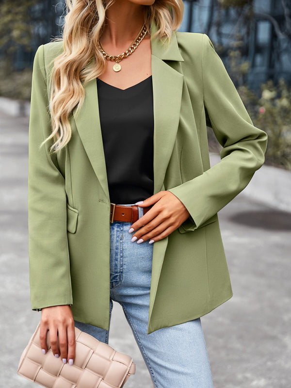 Women's casual long-sleeved small suit jacket kakaclo