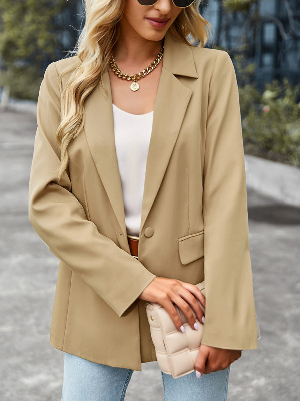 Women's casual long-sleeved small suit jacket kakaclo