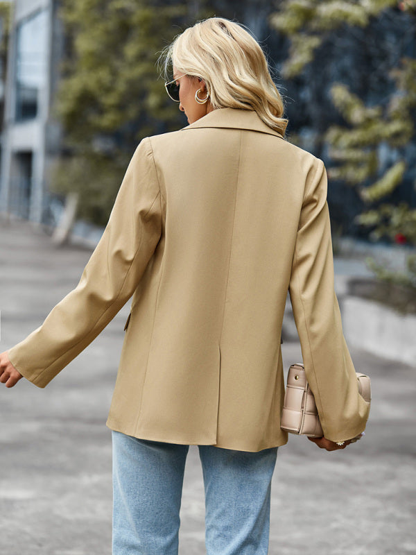 Women's casual long-sleeved small suit jacket kakaclo