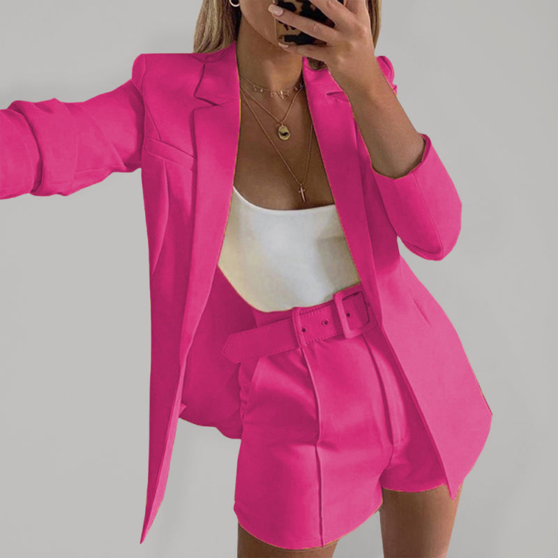Fashion new suit sexy temperament fashion casual small suit cardigan-[Adult]-[Female]-Rose-S-2022 Online Blue Zone Planet