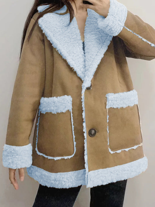 New style suede fur one double-sided fleece coat coat kakaclo