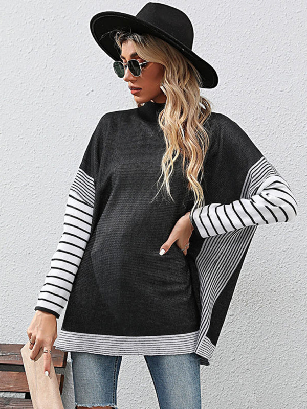 New long sleeve striped sweater BLUE ZONE PLANET