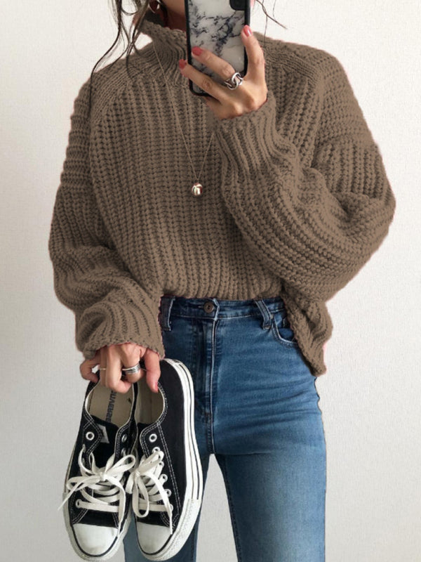 women's casual loose pullover sweater-[Adult]-[Female]-2022 Online Blue Zone Planet