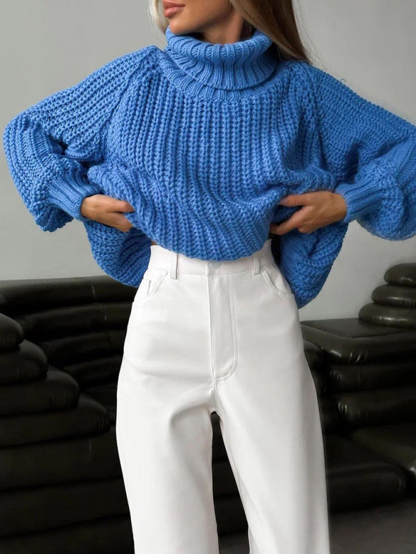 New women's loose casual versatile long-sleeved sweater-[Adult]-[Female]-2022 Online Blue Zone Planet