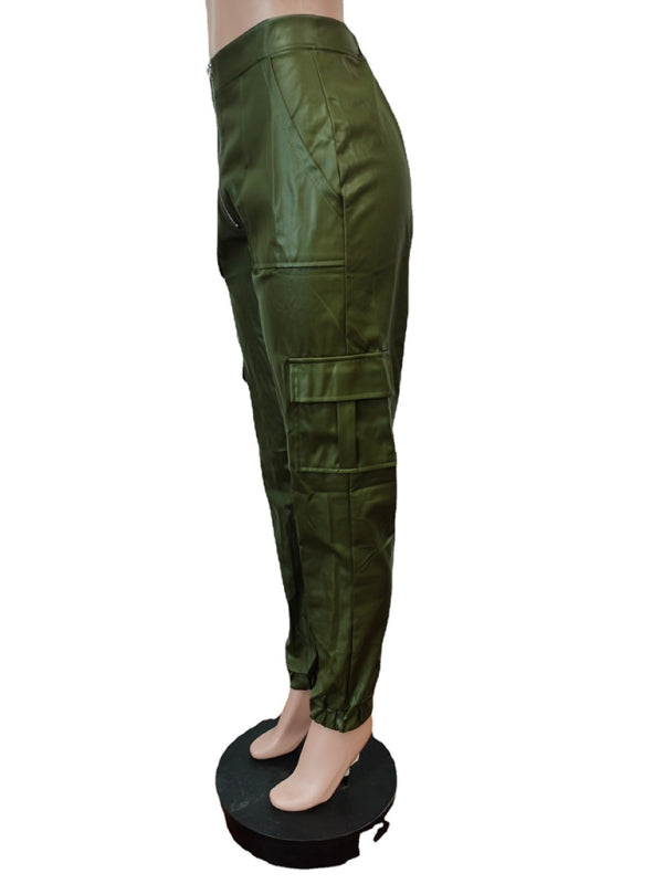 Blue Zone Planet |  able Multiple Pocket Cargo Pants BLUE ZONE PLANET