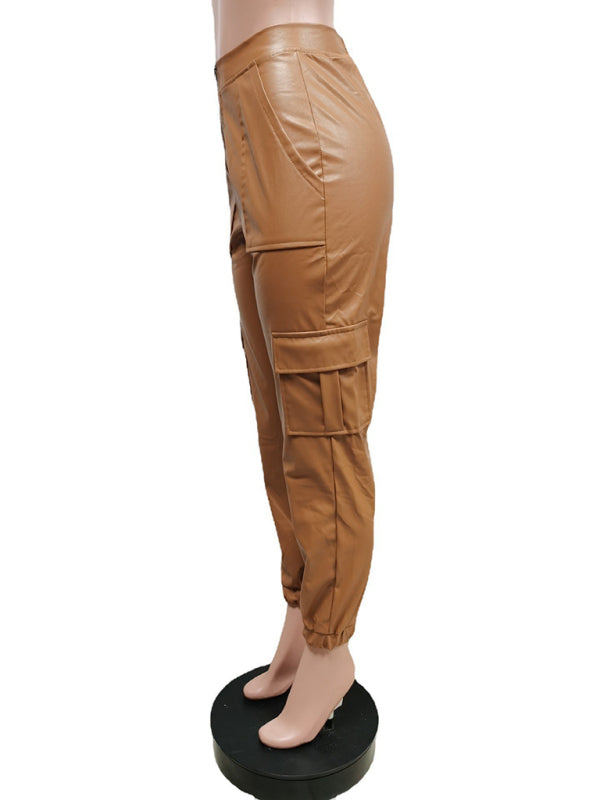 Blue Zone Planet |  able Multiple Pocket Cargo Pants BLUE ZONE PLANET