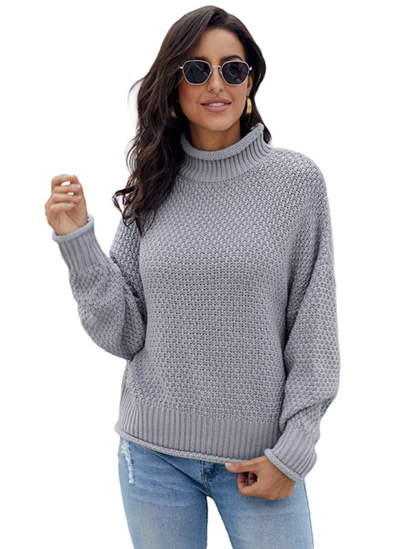 Women's loose long sleeve thermal sweater top-[Adult]-[Female]-2022 Online Blue Zone Planet