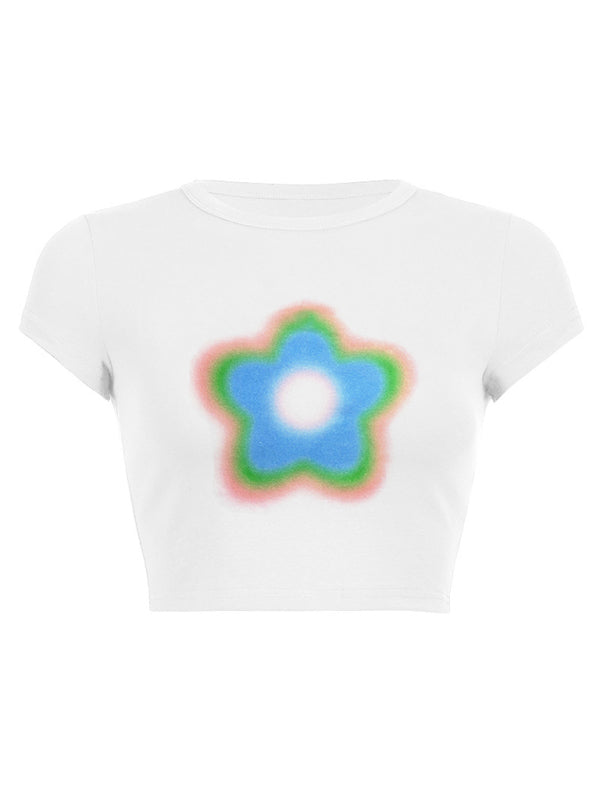 Women Casual Y2K Letter Design Crop Top-[Adult]-[Female]-2022 Online Blue Zone Planet