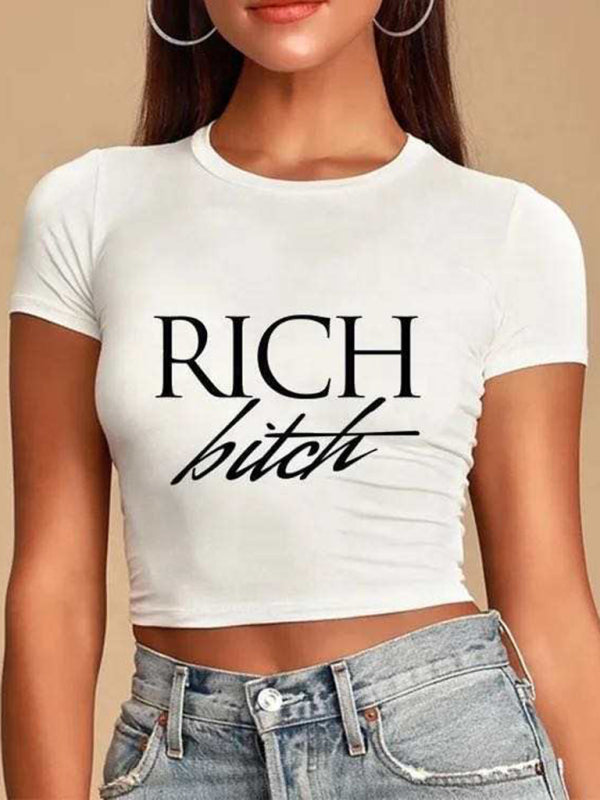 Women Casual Y2K Letter Design Crop Top-[Adult]-[Female]-Pattern3-S-2022 Online Blue Zone Planet