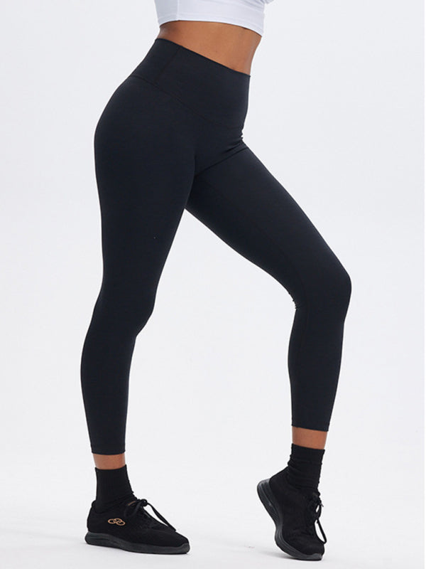 Fashionable sports yoga pants with high waist, tummy control and butt lift, peach butt fitness pants-[Adult]-[Female]-2022 Online Blue Zone Planet