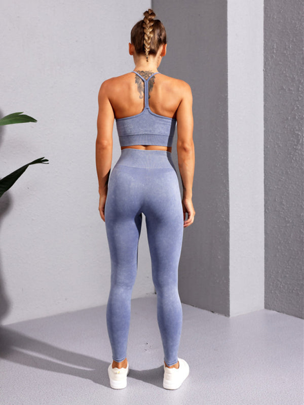 Blue Zone Planet | Ruby's solid color yoga sports leggings-BOTTOM SIZES SMALL MEDIUM LARGE-[Adult]-[Female]-2022 Online Blue Zone Planet