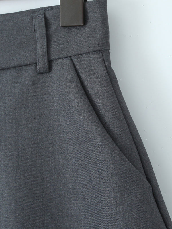 Blue Zone Planet | suit skirt, high waist, versatile a-line culottes BLUE ZONE PLANET