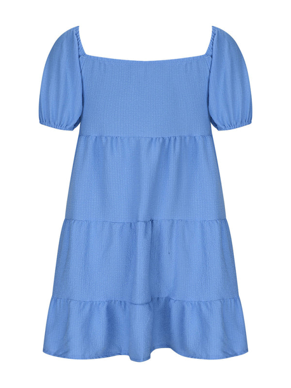 Blue Zone Planet |  able and versatile strappy V-neck short-sleeved dress BLUE ZONE PLANET