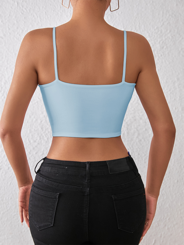 Blue Zone Planet |  Spring and summer midriff-baring camisole BLUE ZONE PLANET
