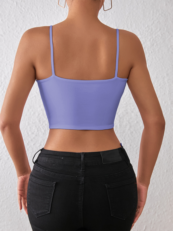 Blue Zone Planet |  Spring and summer midriff-baring camisole BLUE ZONE PLANET