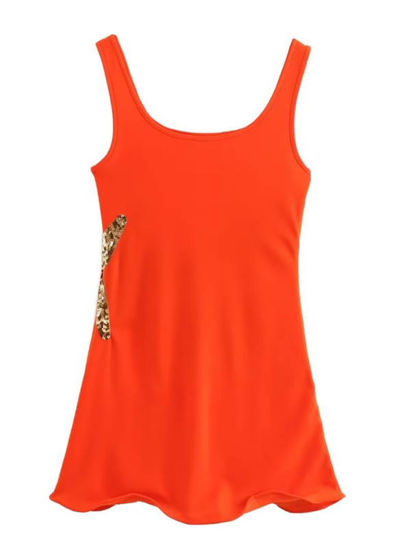 sequin tank top dress MIKUTA