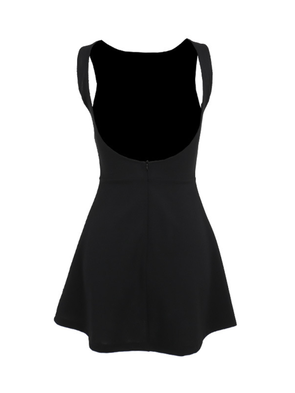 Blue Zone Planet | Mya's Slim Backless Tank Top Basic Mini Dress Red / M by Blue Zone Planet Blue Zone Planet | Mya's Slim Backless Tank Top Basic Mini Dress Red / M by Blue Zone Planet