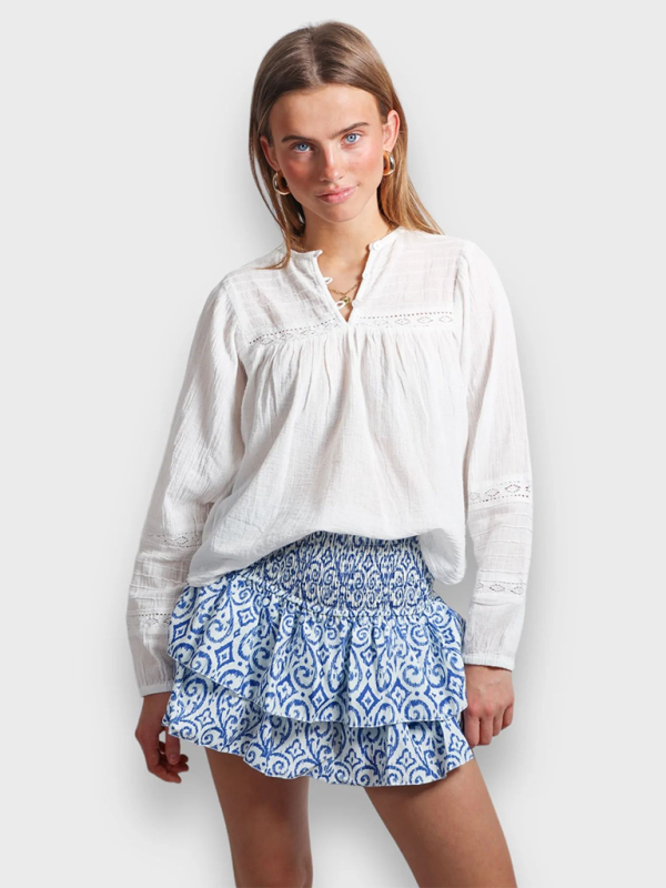 Blue Zone Planet | Women's casual cake skirt striped print short skirt Y2k hot girl skirt-TOPS / DRESSES-[Adult]-[Female]-Acid blue-S-2022 Online Blue Zone Planet