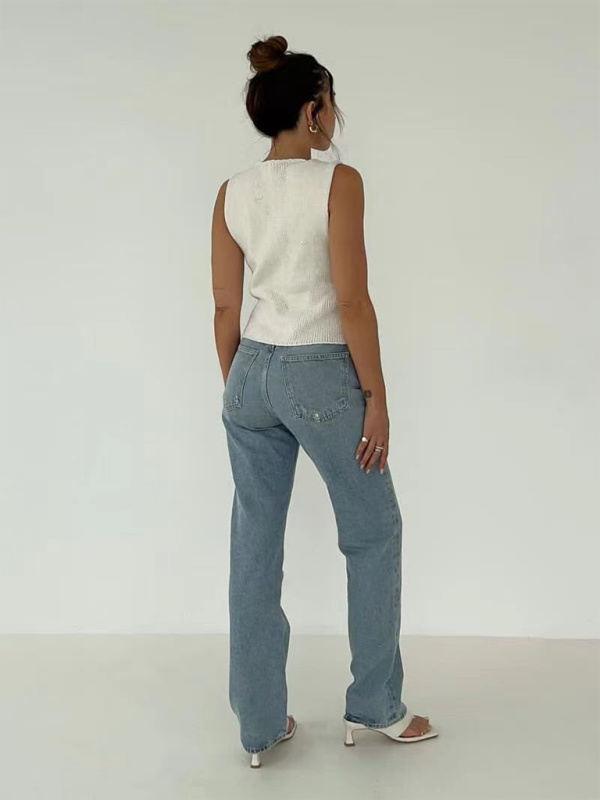 Blue Zone Planet | New sexy able and comfortable rope woolen vest-TOPS / DRESSES-[Adult]-[Female]-2022 Online Blue Zone Planet
