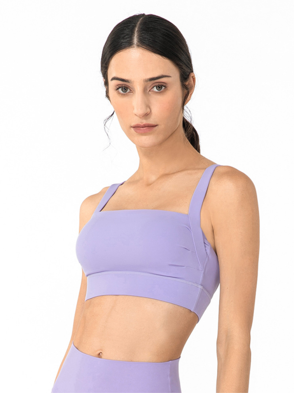 Blue Zone Planet | Anti-hunchback posture correction with chest pad sports bra fitness back yoga vest bra-TOPS / DRESSES-[Adult]-[Female]-2022 Online Blue Zone Planet