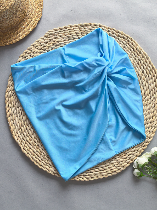 bikini solid color two piece set-TOPS / DRESSES-[Adult]-[Female]-2022 Online Blue Zone Planet