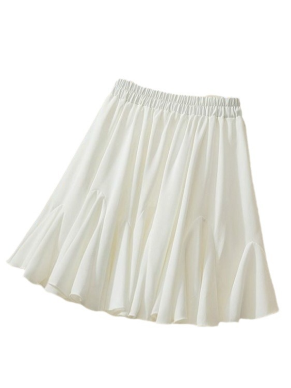 Fashion High Waist Pleated Short Skirt-TOPS / DRESSES-[Adult]-[Female]-2022 Online Blue Zone Planet