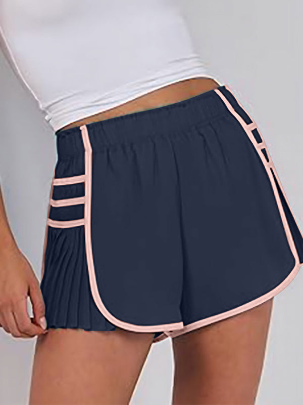 Blue Zone Planet | Ladies style sports quick-drying pleated shorts-TOPS / DRESSES-[Adult]-[Female]-2022 Online Blue Zone Planet