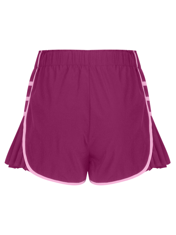 Blue Zone Planet | Ladies style sports quick-drying pleated shorts-TOPS / DRESSES-[Adult]-[Female]-2022 Online Blue Zone Planet