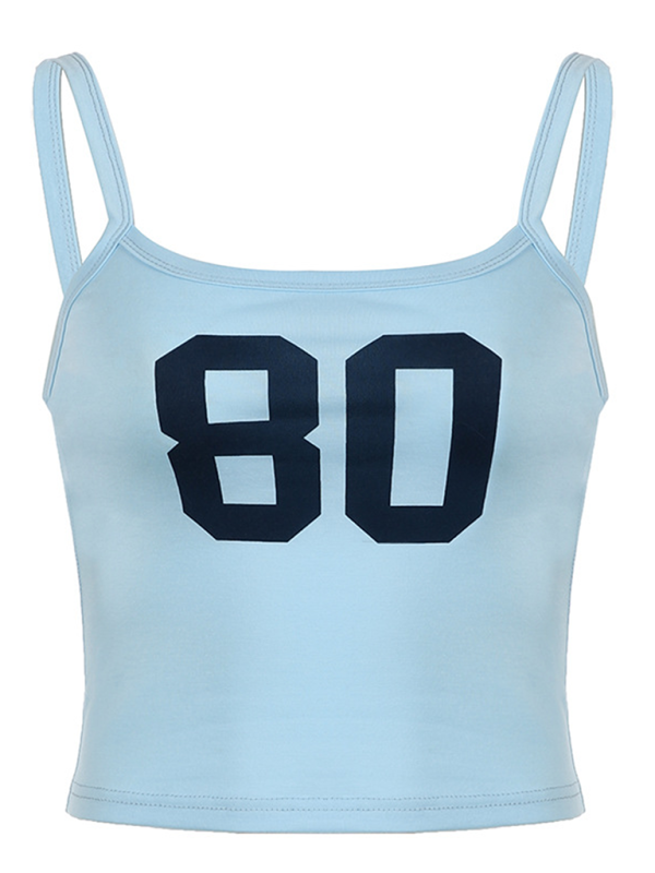 Blue Zone Planet | Ladies new arrival camisole digital printed small vest-[Adult]-[Female]-2022 Online Blue Zone Planet