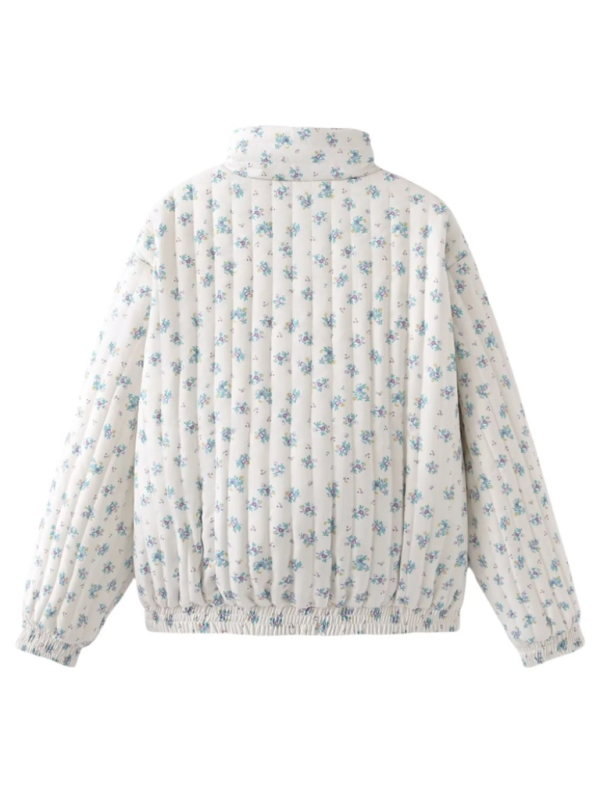 Blue Zone Planet | Floral Thick Cotton Jacket-TOPS / DRESSES-[Adult]-[Female]-2022 Online Blue Zone Planet