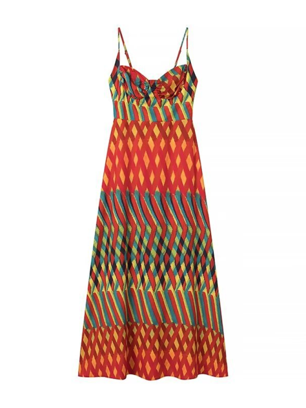 Blue Zone Planet | Elena's Boho Sunset Maxi Dress-TOPS / DRESSES-[Adult]-[Female]-2022 Online Blue Zone Planet