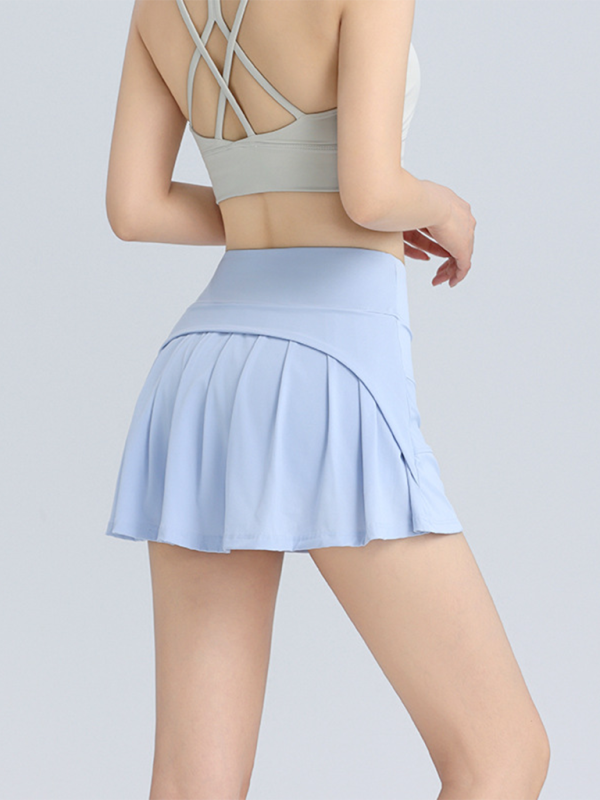 Blue Zone Planet | Amber's High Waist Hip A-line Sporty Mini Skirt-TOPS / DRESSES-[Adult]-[Female]-2022 Online Blue Zone Planet