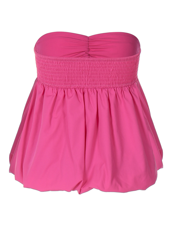 Blue Zone Planet | able sexy pleated versatile tube top-TOPS / DRESSES-[Adult]-[Female]-2022 Online Blue Zone Planet