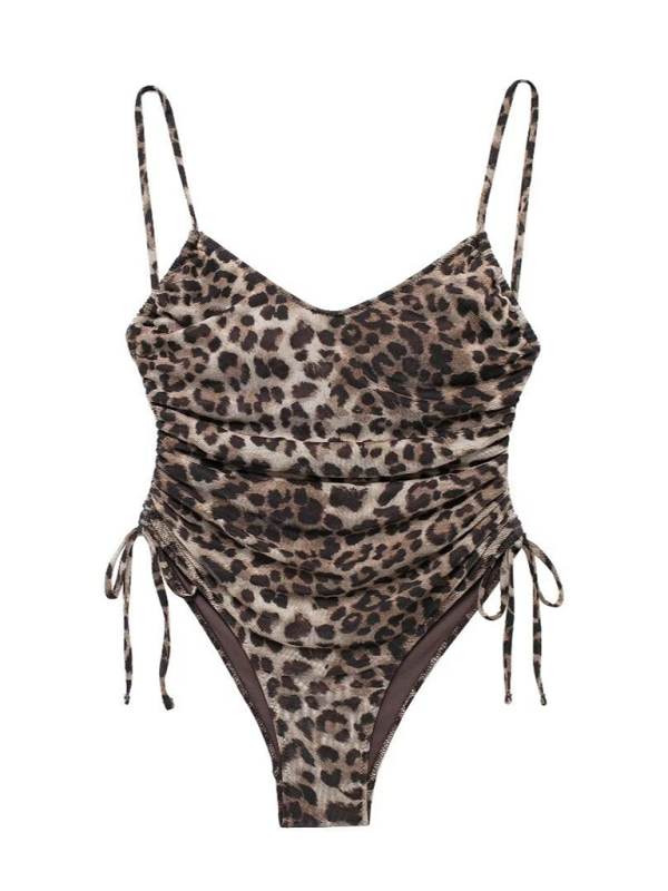 Blue Zone Planet | Animal Print Tulle Swimsuit-TOPS / DRESSES-[Adult]-[Female]-Leopard-S-2022 Online Blue Zone Planet