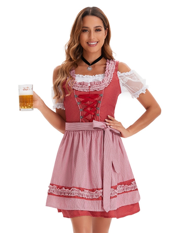 New Adult Women's German Oktoberfest Costume Festival Party Dress - New Adult Women's German Oktoberfest Costume Festival Party Dress -